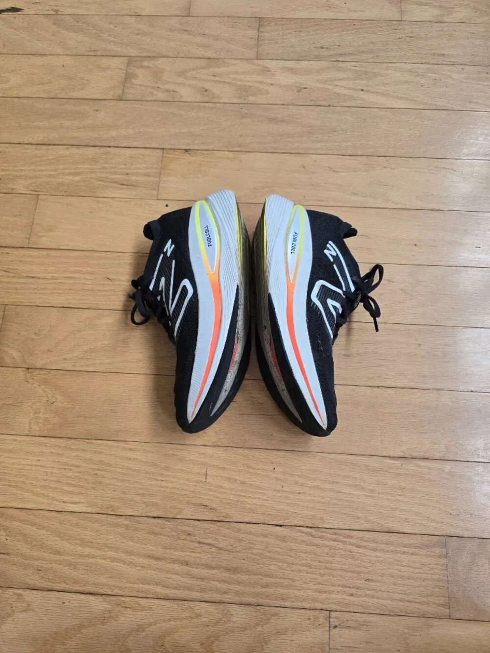 New Balance | FuelCell SuperComp Trainer v1 Black Running Sneakers | WMS 8.5